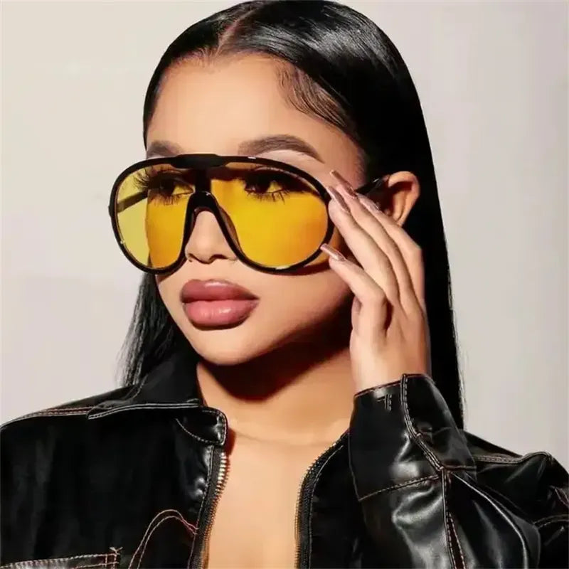 One Piece Champagne Sunglasses (Unisex)