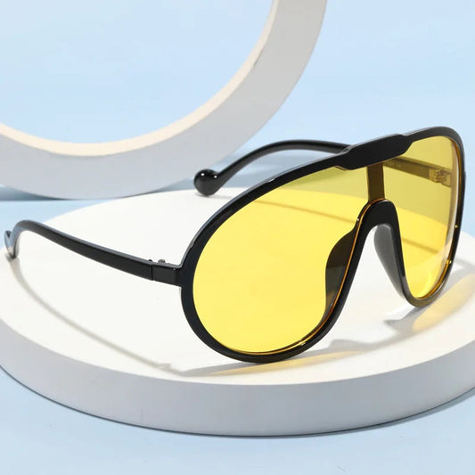 One Piece Champagne Sunglasses (Unisex)